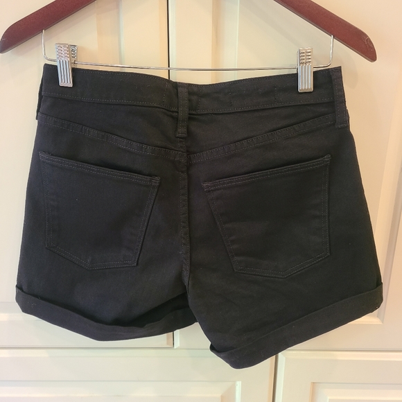 Universal Threads Women's High-Rise Midi Jean Shorts Black Size 4 Casual Capsule - Picture 14 of 15
